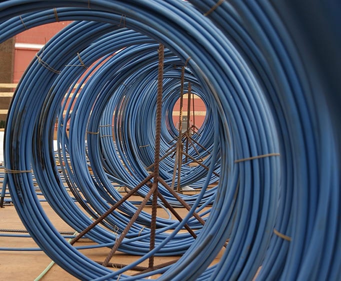 Whitacre Rebar rebar work on parking structure