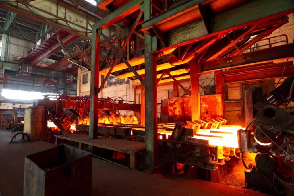 Interior of a Steel Mill